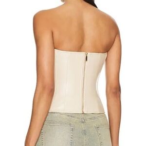 WeWoreWhat Faux Leather Bodice NWT